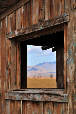 Lucerne Valley - Abandoned House Window Detail