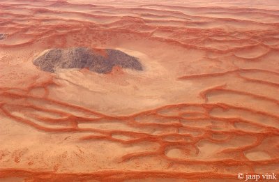 Desert aerial view - Woestijn vanuit de lucht