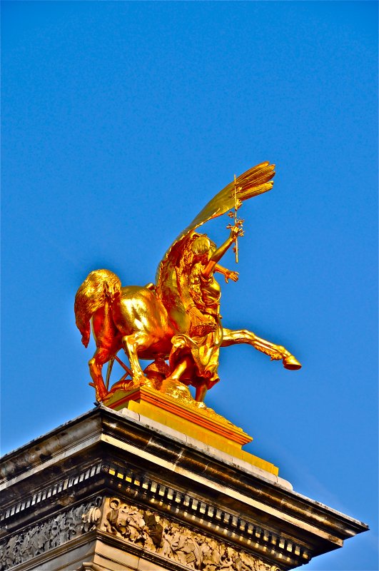 The Pont Alexandre III - detail