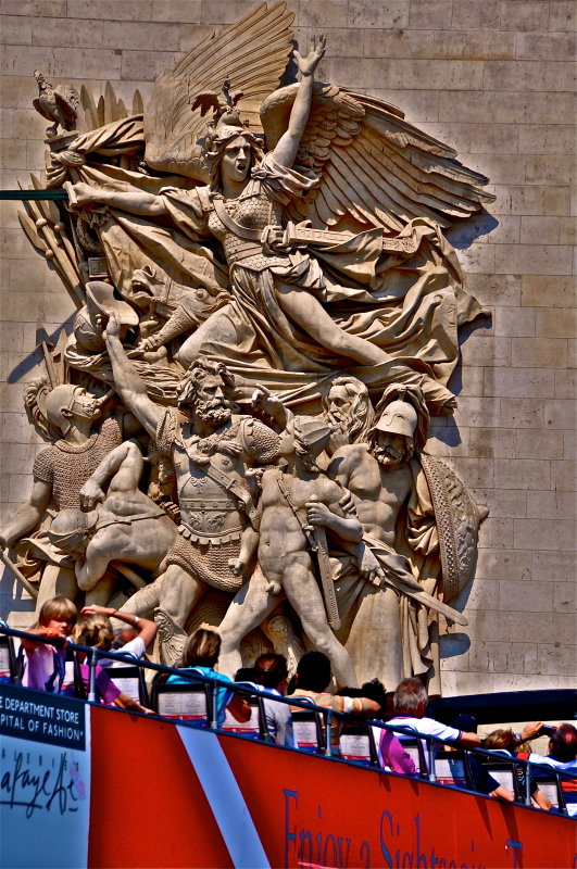 L'Arc de Triomphe  - detail