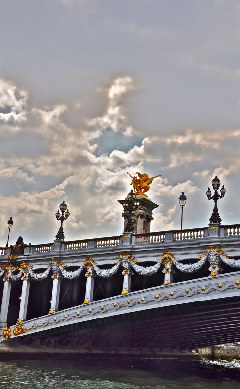 The Pont Alexandre III - detail
