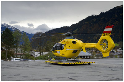 Emergency Helicopter of Kitzbhel