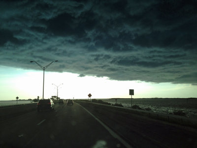 Courtney Campbell Causeway pending storm 1