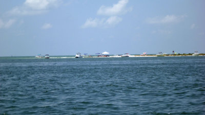 Anclote Key in the distance