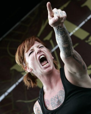 Candace Kucsulain of Walls of Jericho