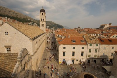 Dubrovnik from the city walls