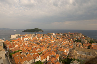 Dubrovnik from the city walls