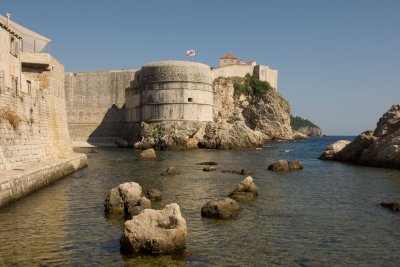 Dubrovnik from path to Fort Lovrijenac