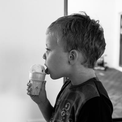 May 9 - Thomas with Ice Cream