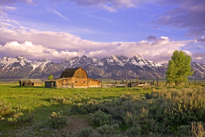 Moulton barn 1 sunrise 1, Grand Tetons