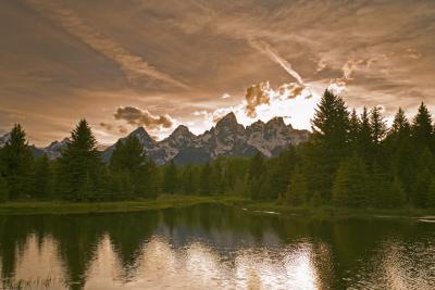 Swabacker Landing sunset 2, Grand Tetons