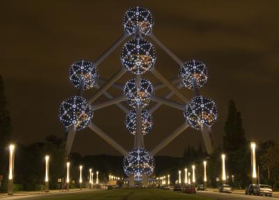 Atomium at night