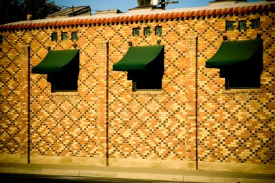 August 10th - Three Green Awnings