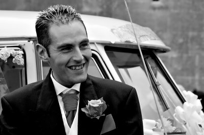 The Groom in Black and White