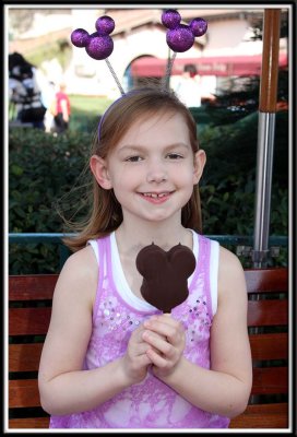 Each year, we let the girls get one Mickey ice cream to savor. Let the tradition continue!
