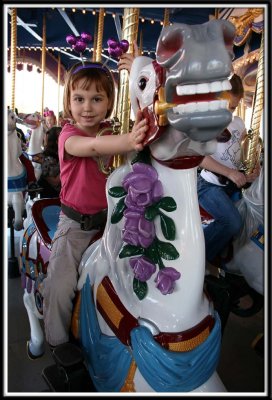 Kylie with her horsey!