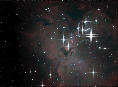 Redo M16 The Eagle Nebula Spikes..