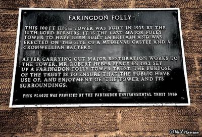 Faringdon Folly Plaque