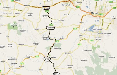 C469: Trafalgar to Mirboo North