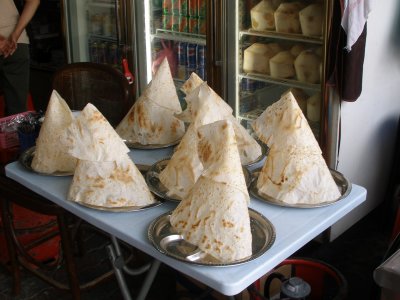 Dosa at South Indian food stall, Batu Caves