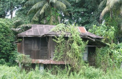 Small rural house outside Ipoh