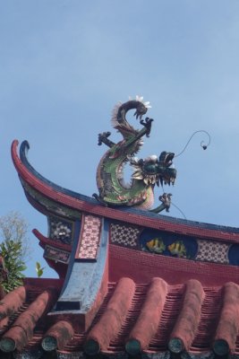 Roof detail, Kuan Yin Teng temple