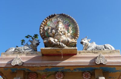 Ganesha image, Hindu temple