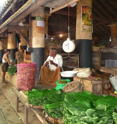 Market, Galle new town