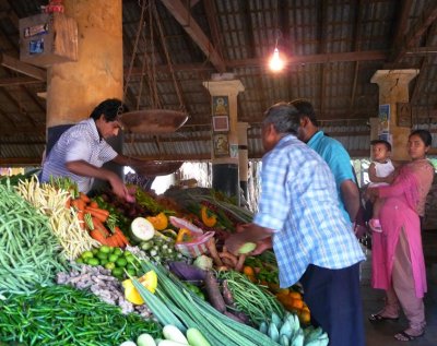 Market, Galle new town