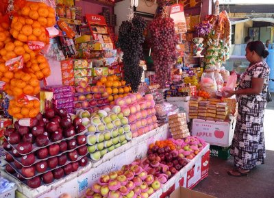 Market fruit stall