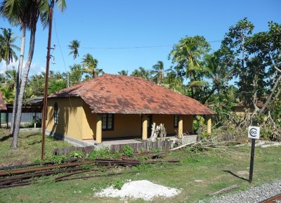House beside railway line
