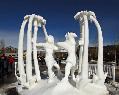 Breckenridge  Snow Sculptures