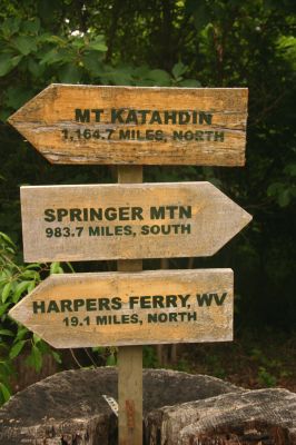 The Appalachian Trail, near Bear's Den.