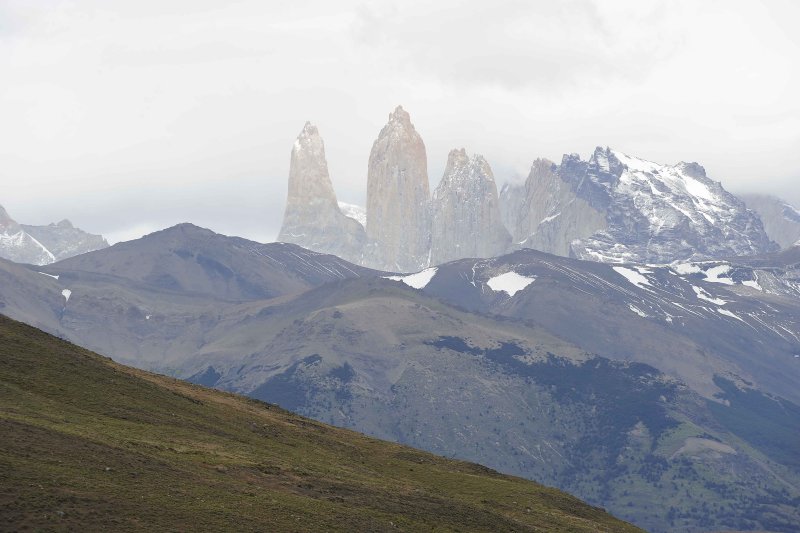 Torres del Paine from Laguna Azul