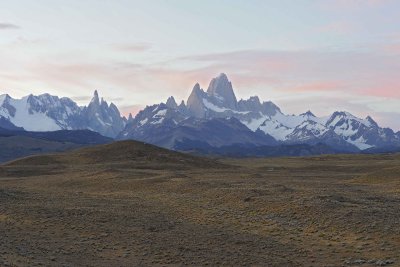 Sunset, Mount Fitz Roy(3405m) & Torre(3102m)-010512-Los Glaciares Natl Park, El Chalten, Argentina-#2310.jpg
