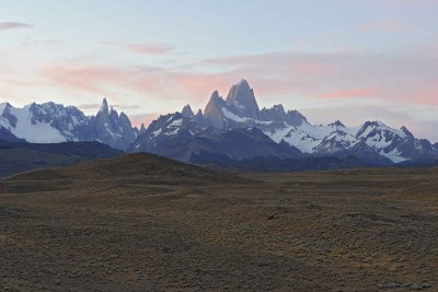 Sunset, Mount Fitz Roy(3405m) & Torre(3102m)-010512-Los Glaciares Natl Park, El Chalten, Argentina-#232.jpg