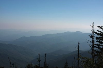 Clingman's Dome at Sunset. 