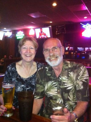 Bryan & Linda at Miller's Sports Bar