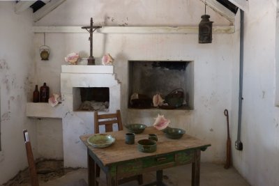 The Bermuda kitchen at the lighthouse keeper's residence, c. 1890