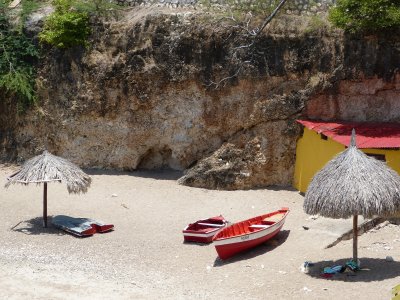 Playa Forti Beach, northwest end of island