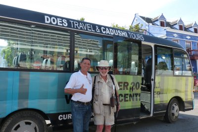 Henry  & Jim with the bus - what a great tour!