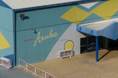 Cruise terminal in Oranjestad