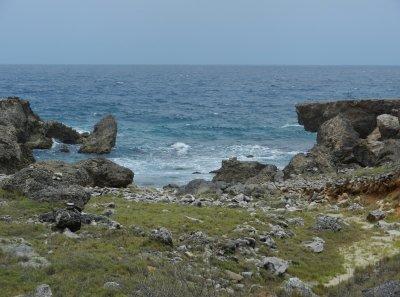 The north shore waters are fairly rough