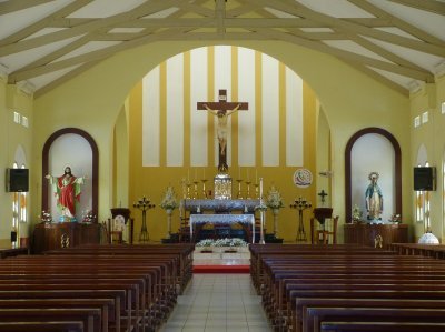Inside St. Philomena Catholic Church