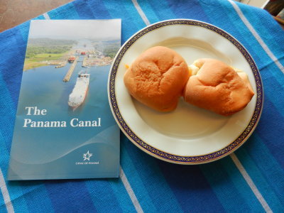 HAL's special treat for us today - Panama buns - they were delicious!