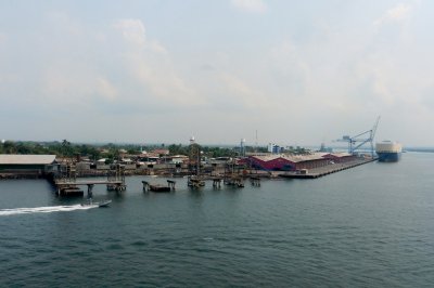 The port in Corinto