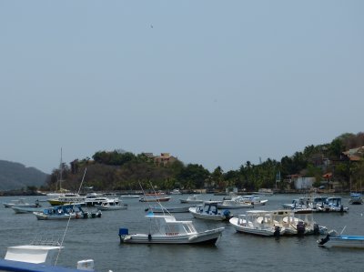 All the fishing craft are on the water today!