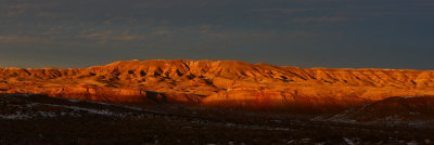 Along a Wyoming Highway this evening  2 .JPG