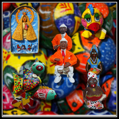 Conjunto Artesania Cubana -  Cuban handicrafts