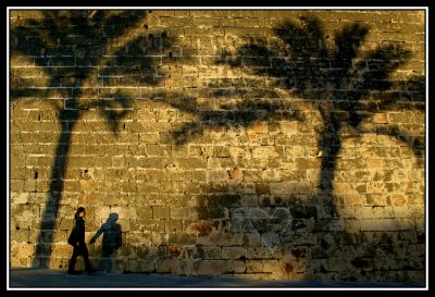 Sombras en la Muralla -  Shadows on the city wall